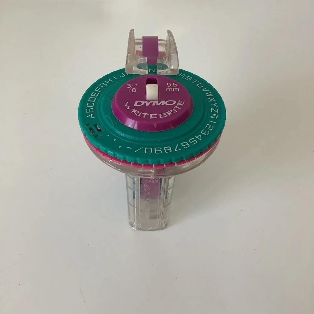 Vintage Dymo Write Brite Label Maker 3/8